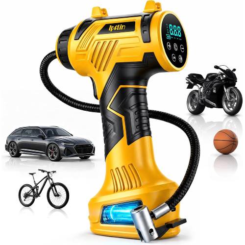 Cordless Tire Inflator, Portable Air Compressor